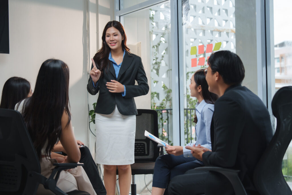 TEI corporate training session focusing on productivity and performance.